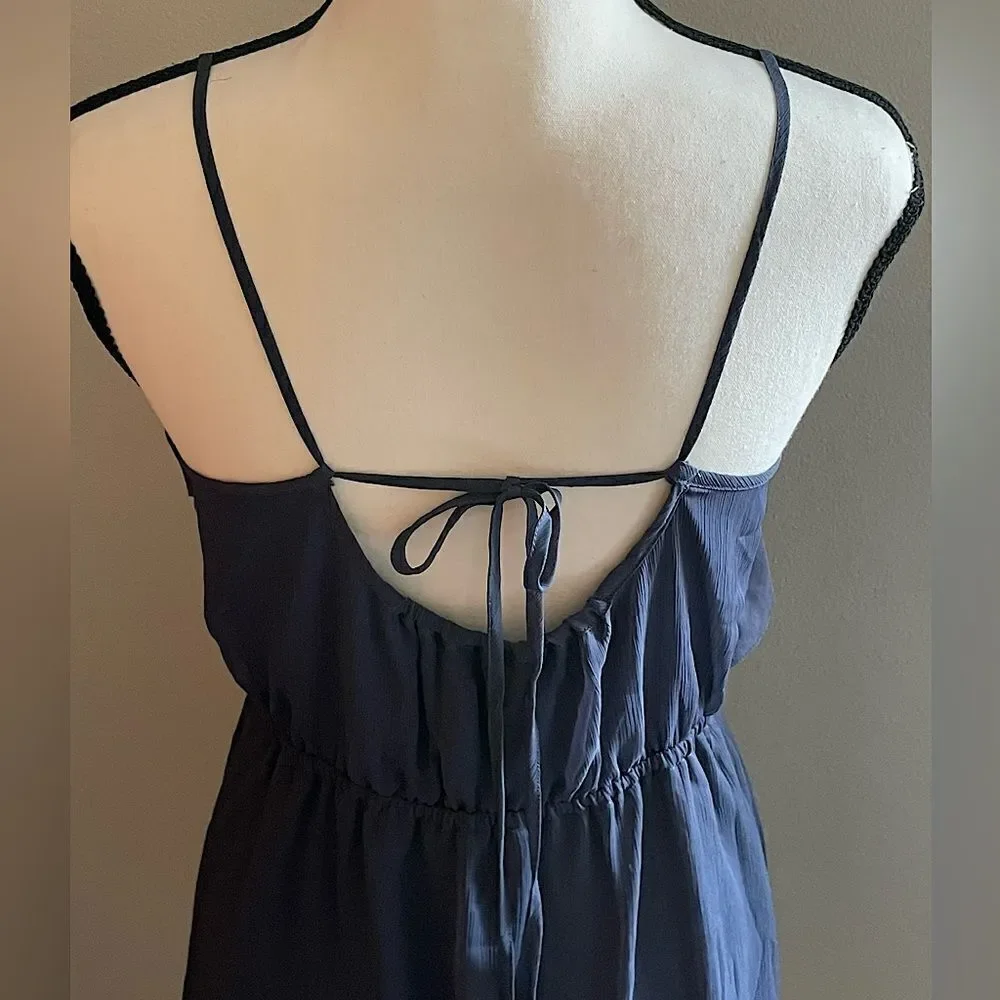 American Eagle, Dusky Light-Blue, Strappy, MIDI Dress. Size Medium.